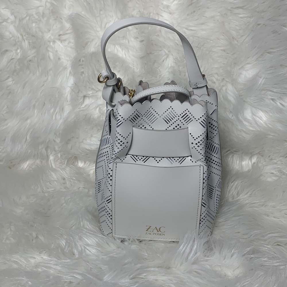 Authentic Zac Posen Brigette Belted Bucket Bag NWOT